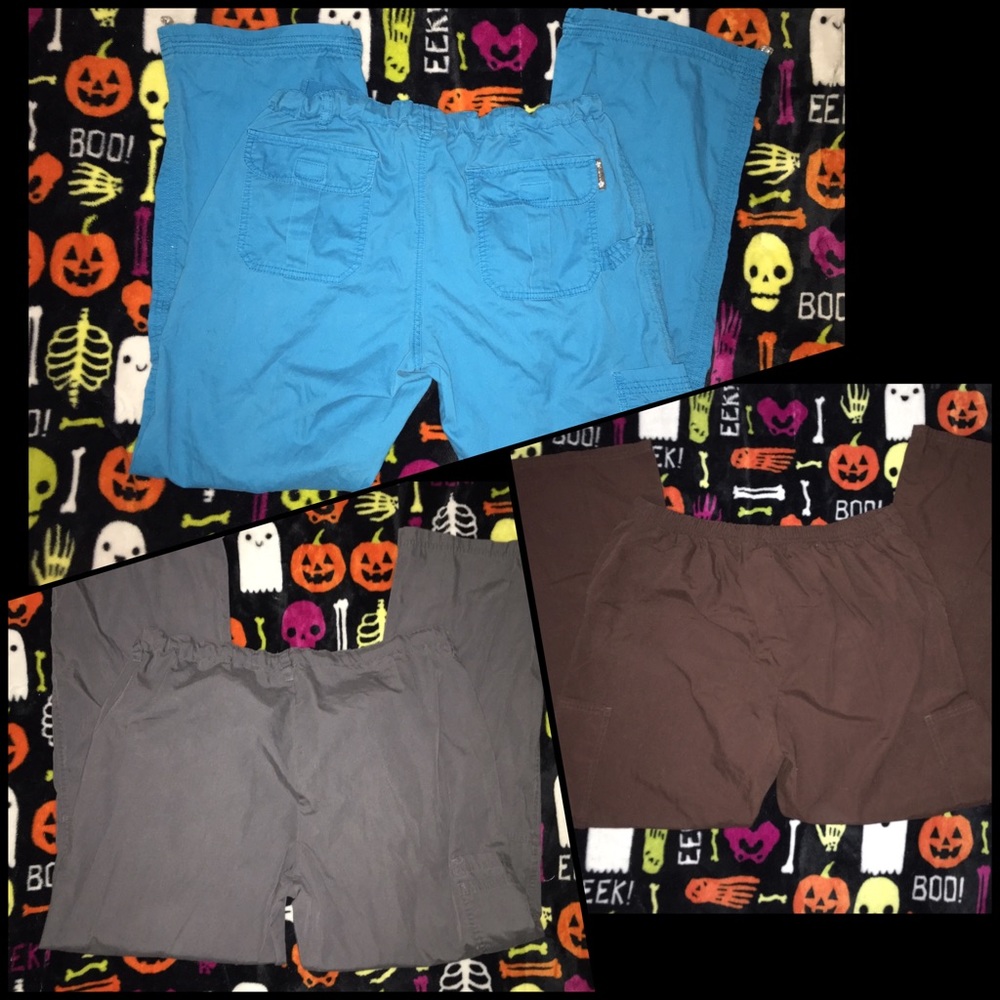 3 pair women’s scrub pants
